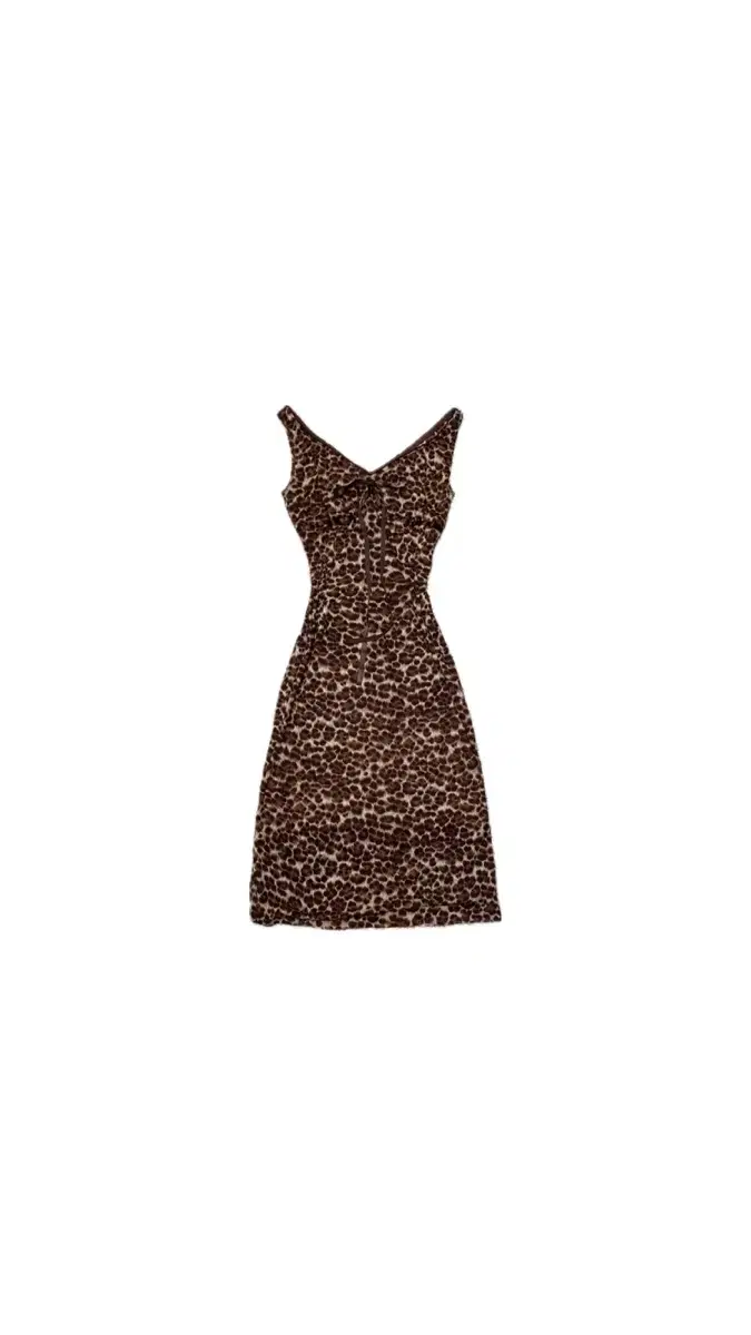 Leopard print long dress 호피 원피스